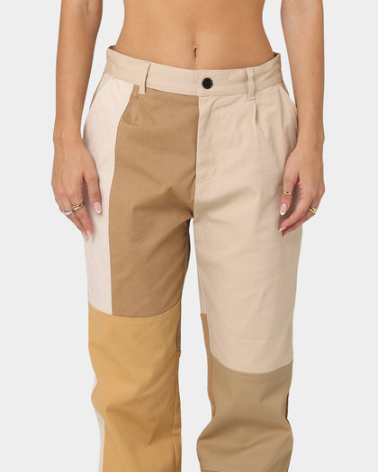 XXIII Dorian Wide Leg Chino Pants Tan
