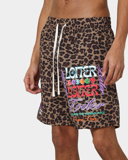 Loiter Forbidden Walk Shorts Leopard