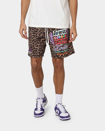 Loiter Forbidden Walk Shorts Leopard