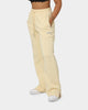Stussy Women's Shadow Script Wide Track Pants Vanilla