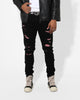 Saint Morta Checks Summum Jeans Black/White
