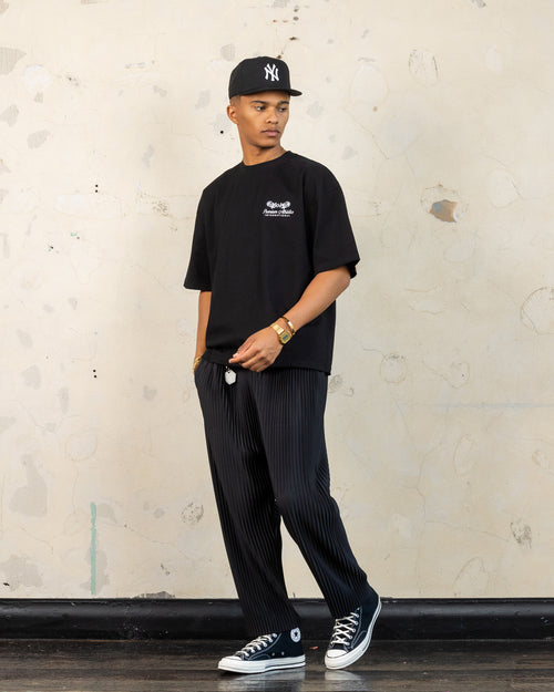 404 Harbour Plisse Pants Black