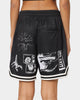 Goat Crew Patchwork Shorts Black/White