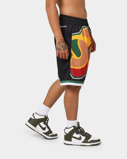 Mitchell & Ness Seattle Supersonics Big Face Shorts 5.0 Black