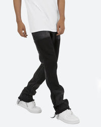 MNML B118 Flare Work Denim Jeans Black