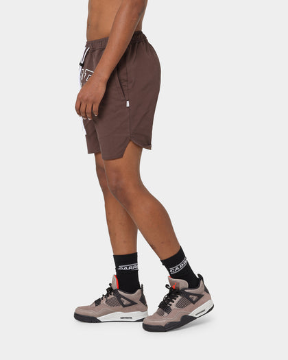 Carré Arc La Plage Shorts Dark Brown