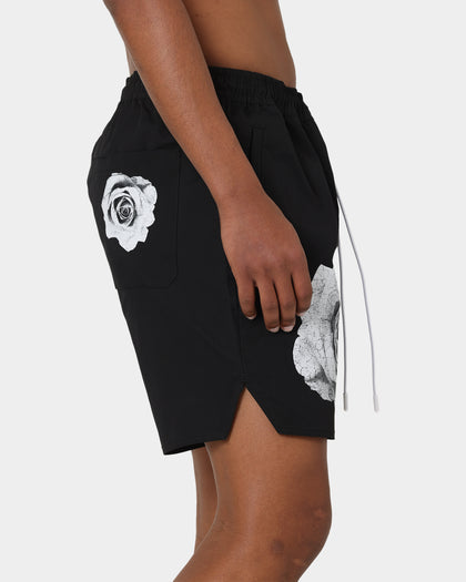 Carré Rose Bunch La Plage Shorts Black