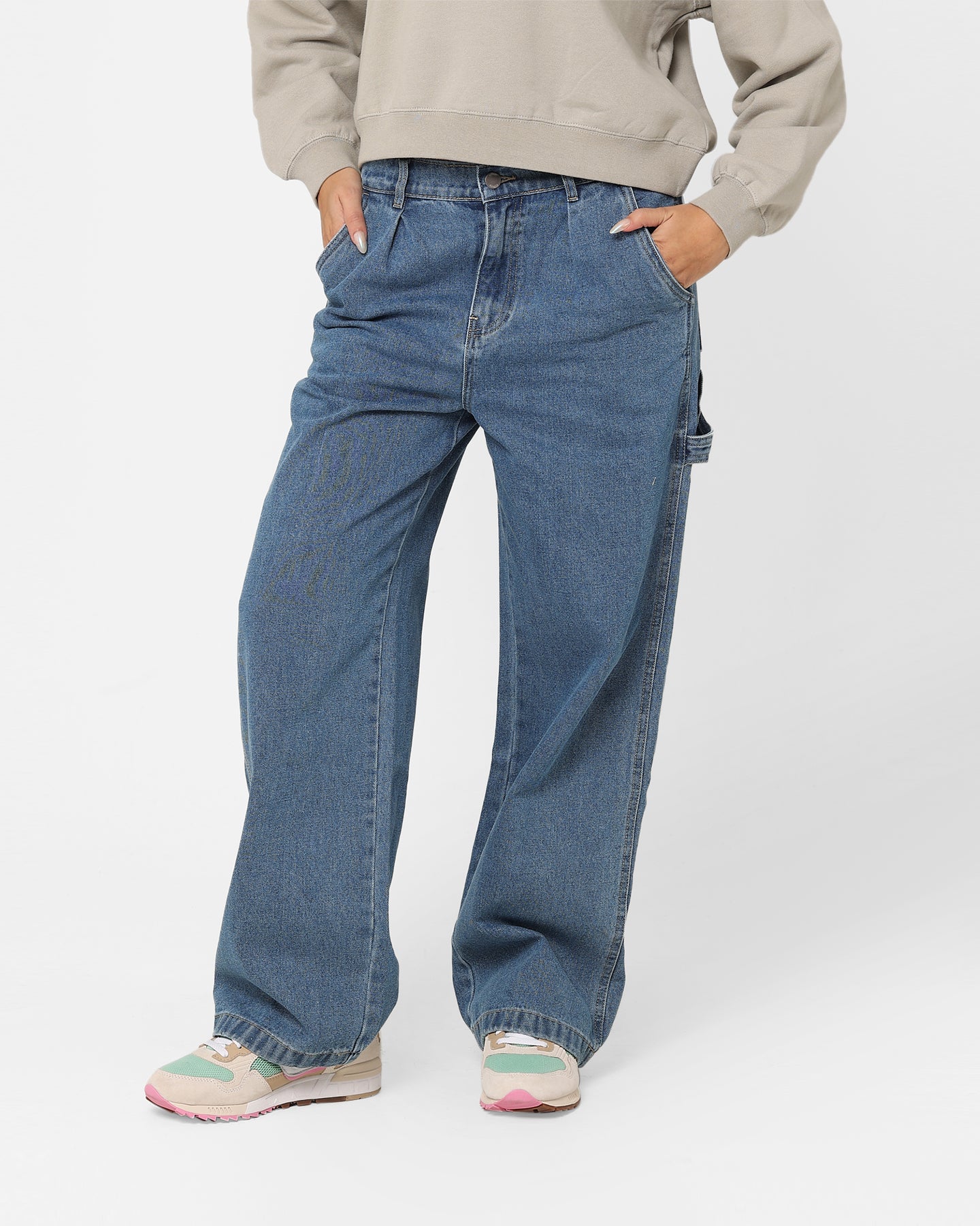 Stussy Women's Nevada Denim Pants Indigo Denim | Culture Kings