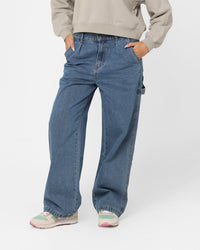 Stussy Women's Nevada Denim Pants Indigo Denim