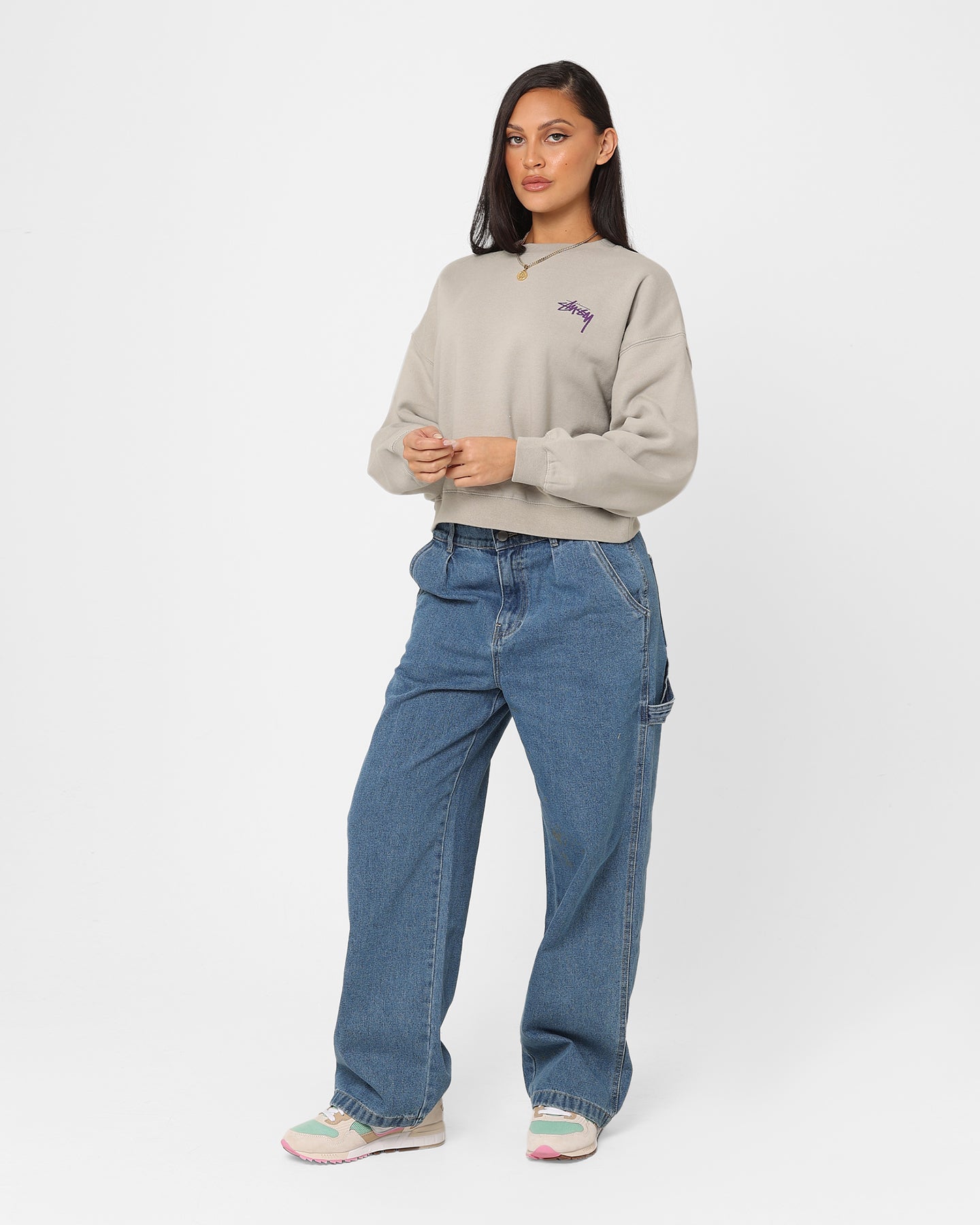 Stussy Women's Nevada Denim Pants Indigo Denim | Culture Kings