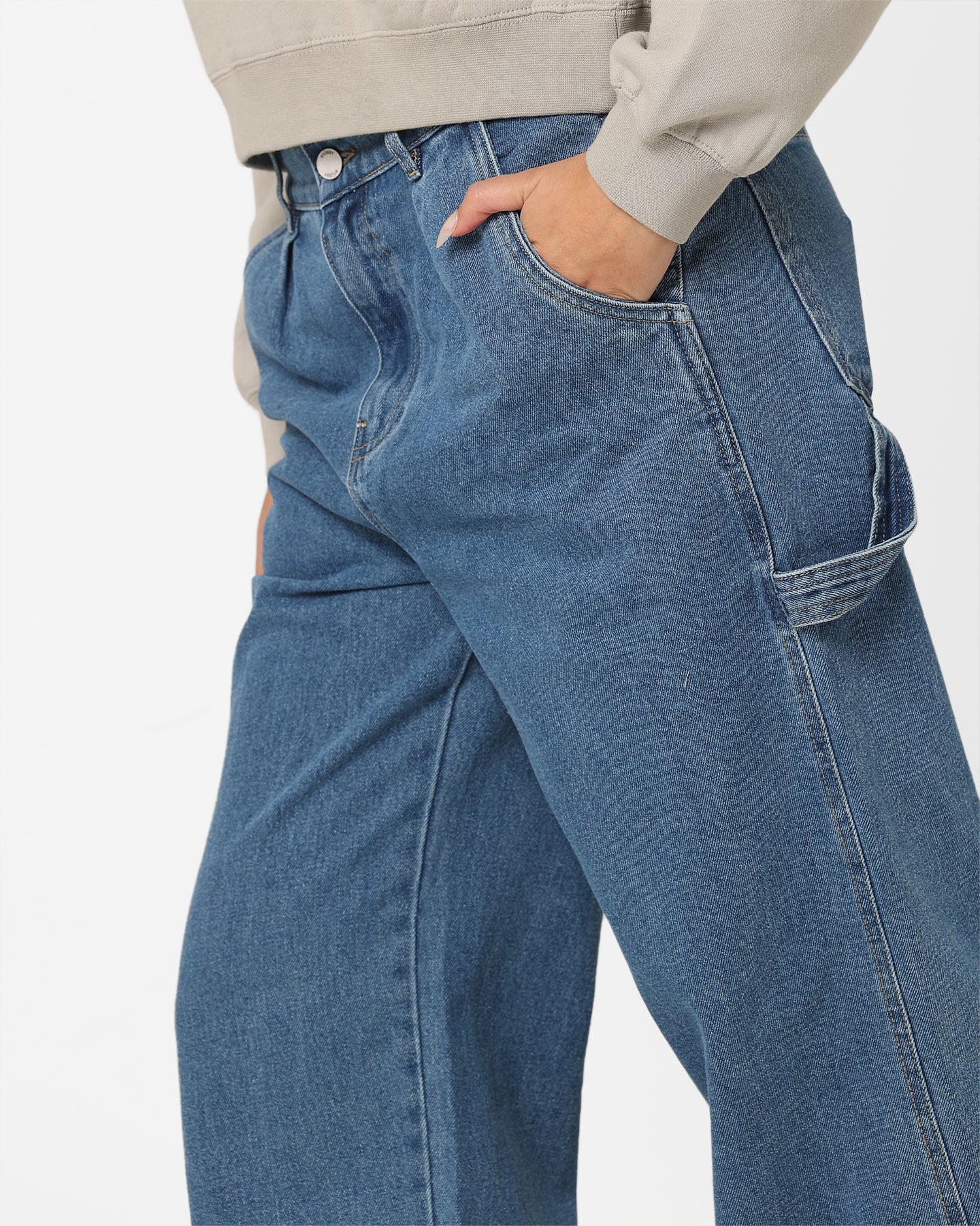 Stussy Women's Nevada Denim Pants Indigo Denim | Culture Kings