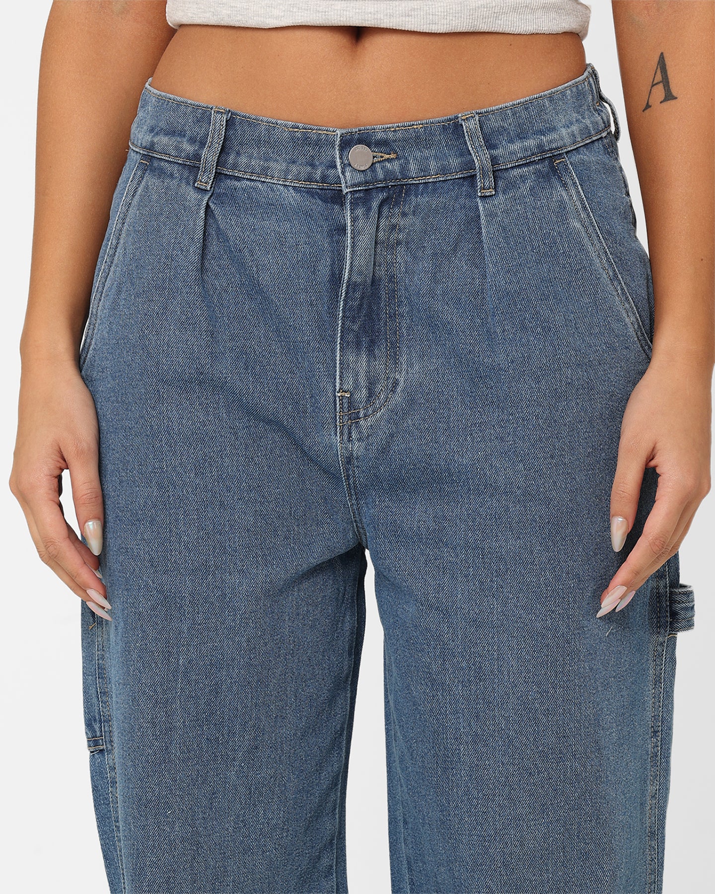 Stussy Women's Nevada Denim Pants Indigo Denim | Culture Kings