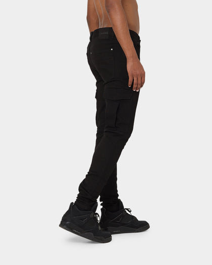 Carré Evolution Cargo Jeans Black
