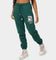 National Collegiate Athletic Association Michigan State University Spartans Women's W Letter Patch Tracksuits Rain Forest
