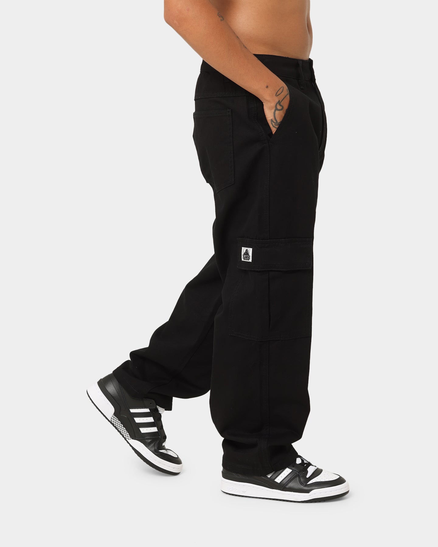 X-Large 91 Cargo Pants Black | Culture Kings