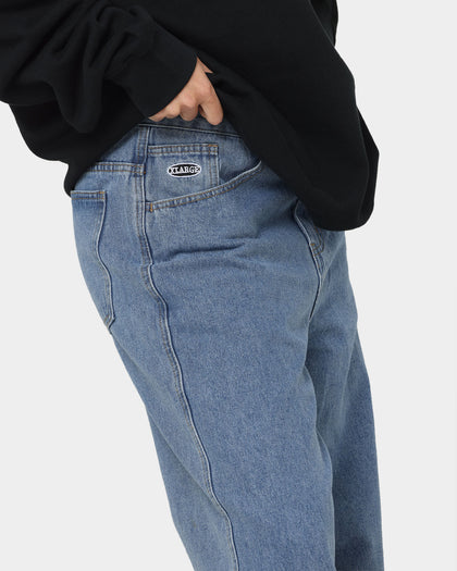 X-Large Bull Denim 91 Pants Mid Blue