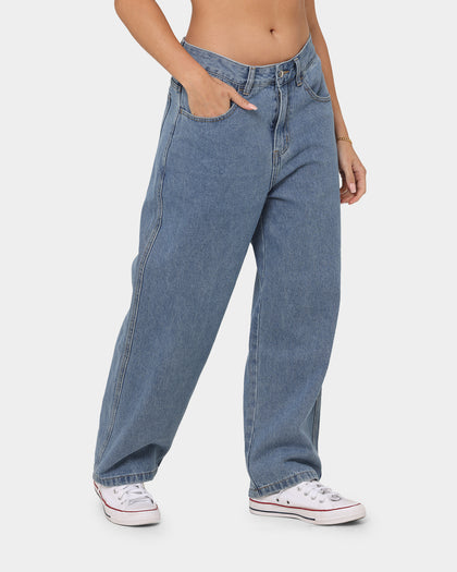 X-Large Bull Denim 91 Pants Mid Blue