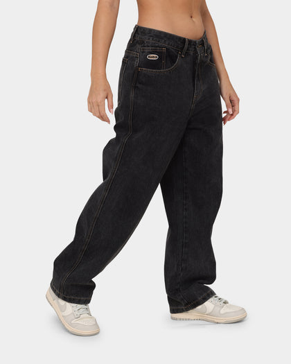 X-Large Bull Denim 91 Pants Washed Black