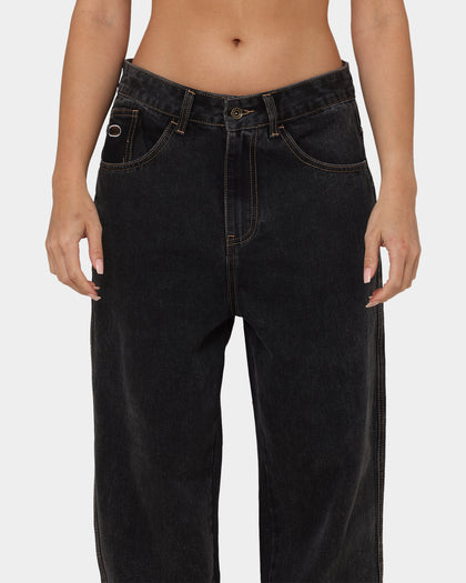 X-Large Bull Denim 91 Pants Washed Black