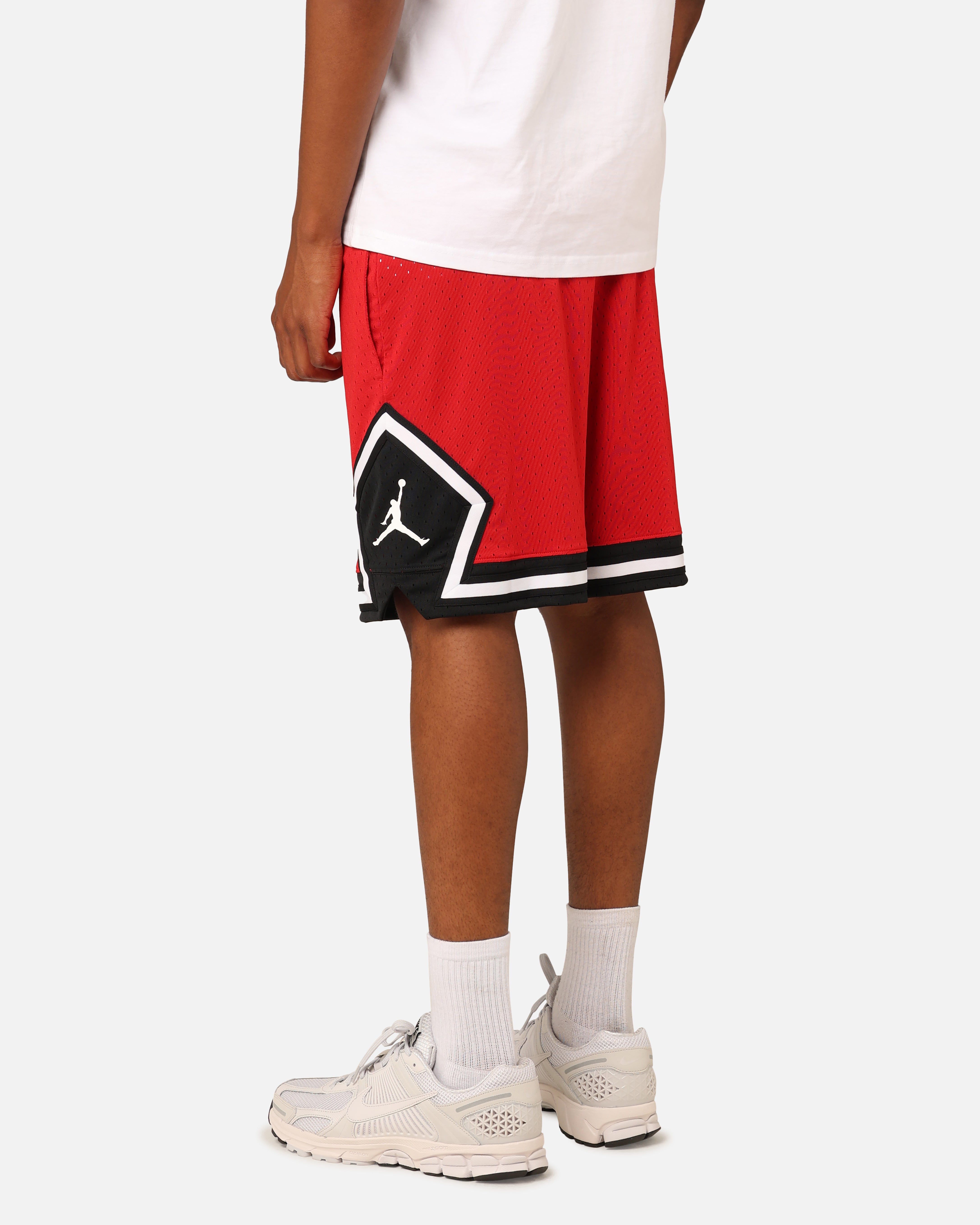 red black white jordan shorts