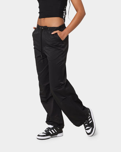 MNML Women's Parachute Pants Black