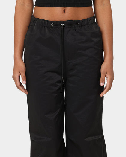 MNML Women's Parachute Pants Black