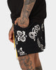 MNML Paisley Knit Shorts Black