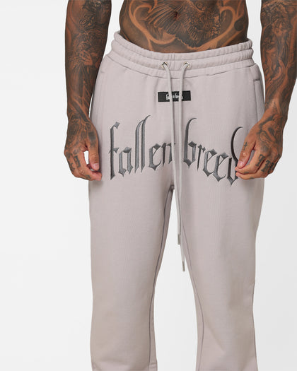 Fallen Breed Logo Sweatpants Light Grey