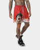 Goat Crew X Baki Hanma Baki Mesh Shorts Burnt Orange