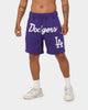 New Era Los Angeles Dodgers Basketball Shorts Purple