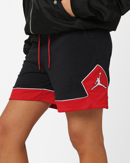 Jordan Women's Lightweight Diamond Shorts Black/Gym Red/White