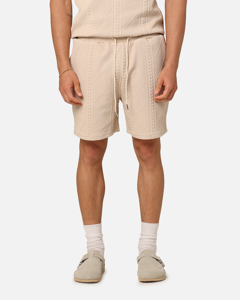 XXIII Danny Knit Shorts Beige | Culture Kings
