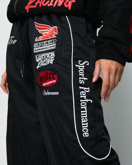 Loiter Speedway Track Pants Black