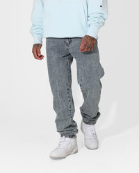 Saint Morta Empire Relaxed Jeans Blue Acidwash