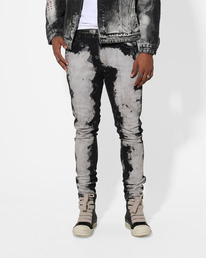 Saint Morta Splat Jeans Black/Grey