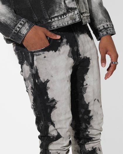 Saint Morta Splat Jeans Black/Grey