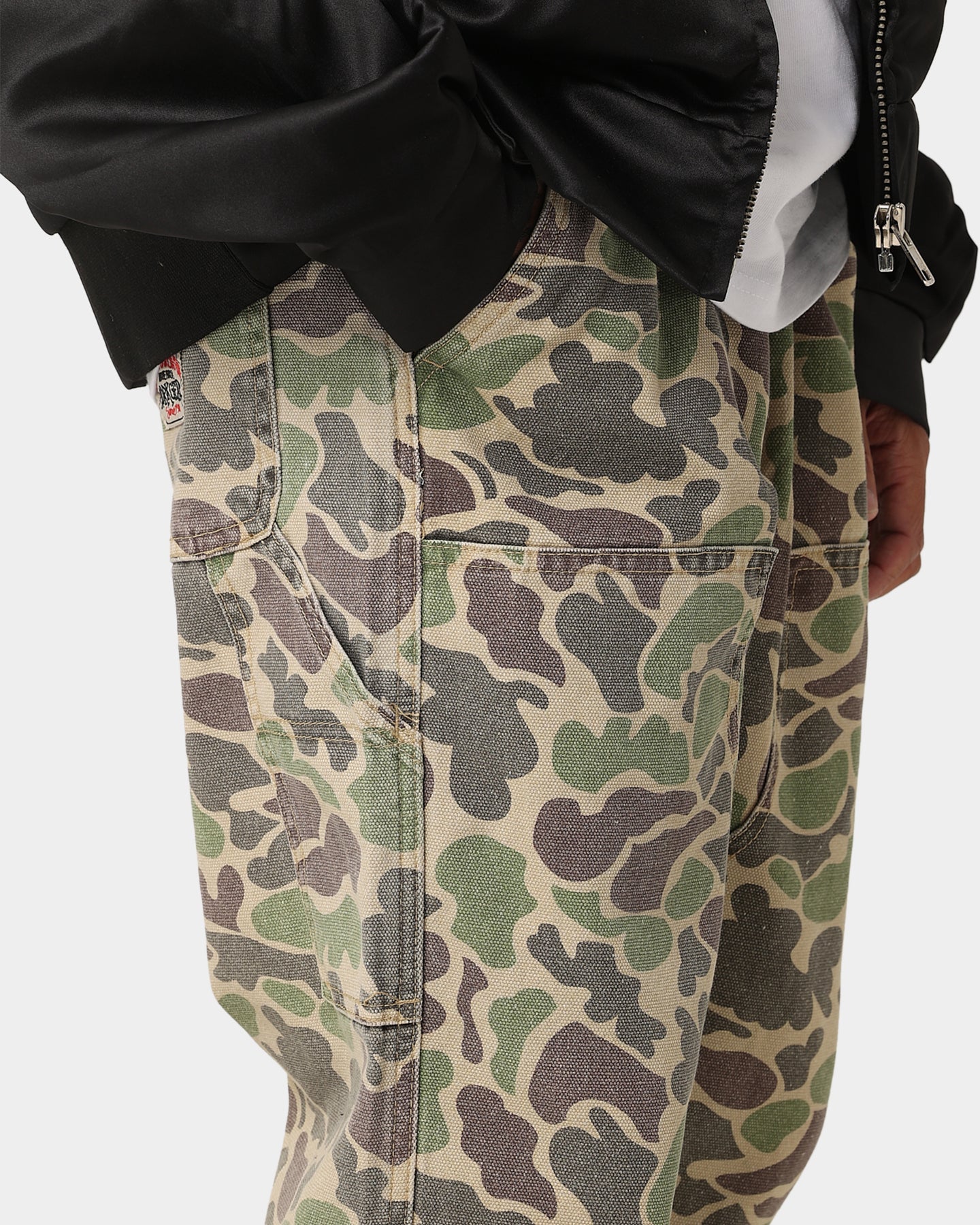 Stussy Canvas Work Pants Camo | Culture Kings