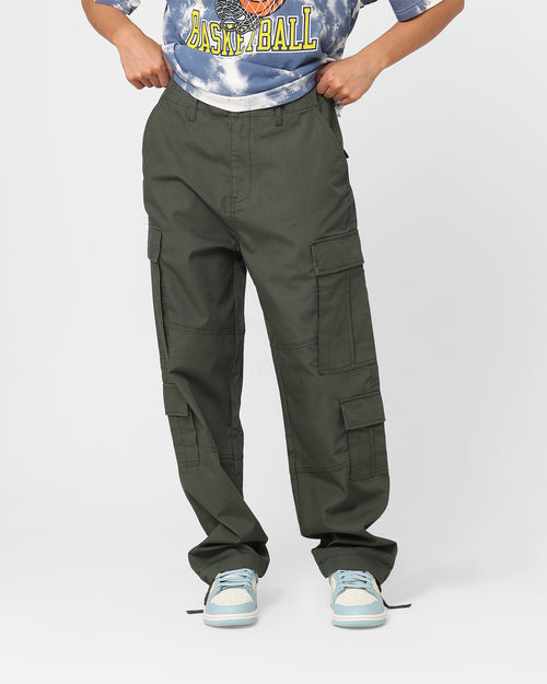 Stussy Surplus Cargo Pants Flora Green Rip
