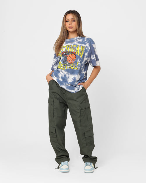 Stussy Surplus Cargo Pants Flora Green Rip
