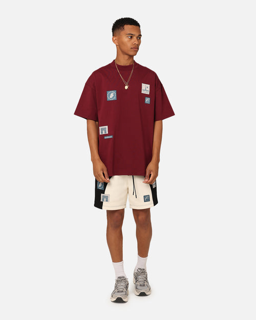 Carre Avant Panel Shorts Black/Off White