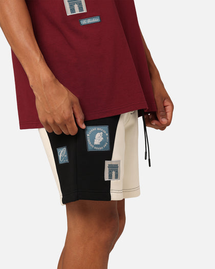 Carre Avant Panel Shorts Black/Off White