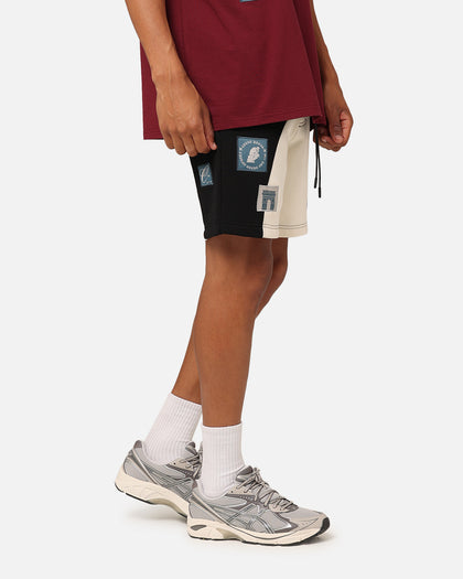 Carre Avant Panel Shorts Black/Off White