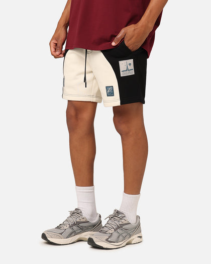 Carre Avant Panel Shorts Black/Off White