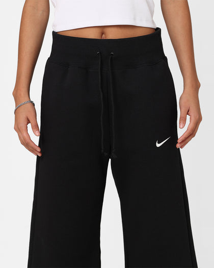 Nike Women's Sportswear Phoenix Fleece High Rise Sweatpants Black/Sail