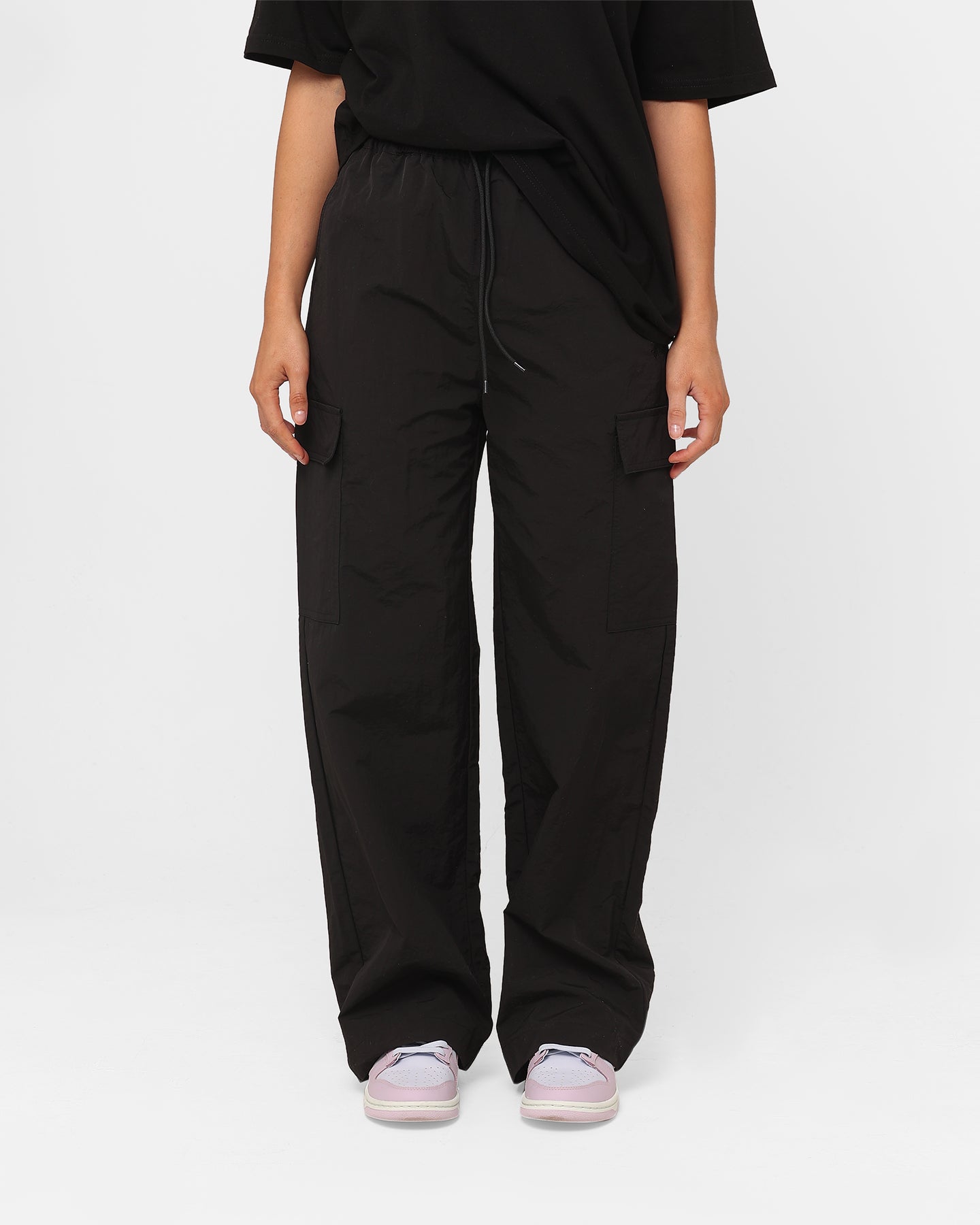 Stussy Women's Nylon Cargo Pants Black | Culture Kings