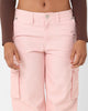 True Religion Women's Big T Cargo Pants Strawberry