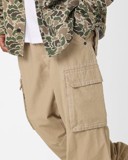 True Religion Big T Classic Cargo Pants Travertine