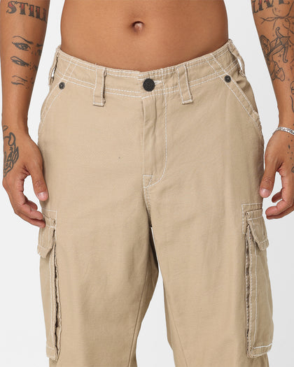 True Religion Big T Classic Cargo Pants Travertine