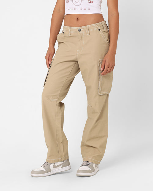 True Religion Big T Classic Cargo Pants Travertine