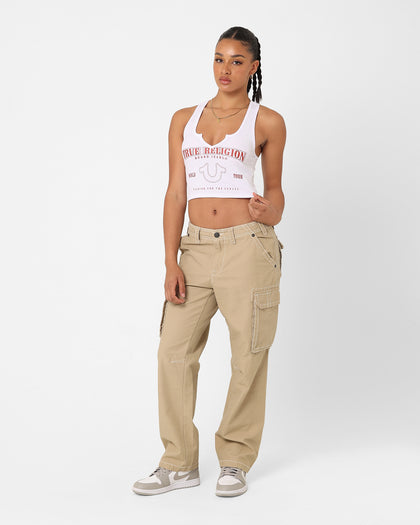 True Religion Big T Classic Cargo Pants Travertine
